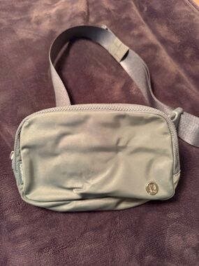 lululemon athletica Light Gray Crossbody Belt Bag